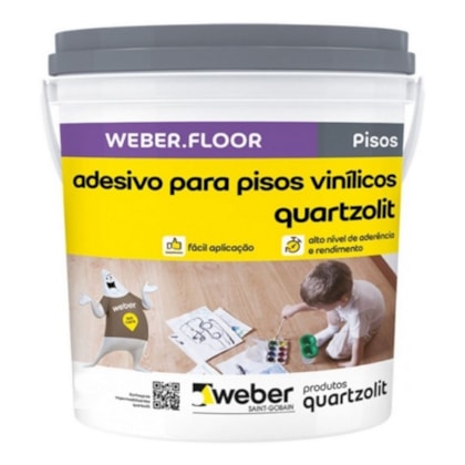 Adesivo Cola Para Piso Vinílico 3,6l Quartzolit