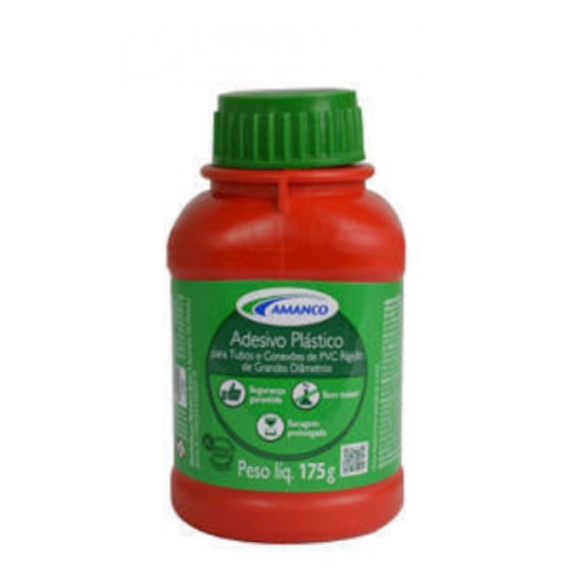 Adesivo Plástico Grandes Diâmetros Com Pincel Amanco 175g - Imagem principal - d3d0a931-b8fc-4379-bf76-6ccdd3959a5d