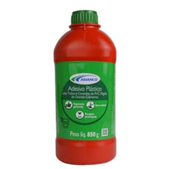 Adesivo Plástico Grandes Diâmetros Com Pincel Amanco 850g