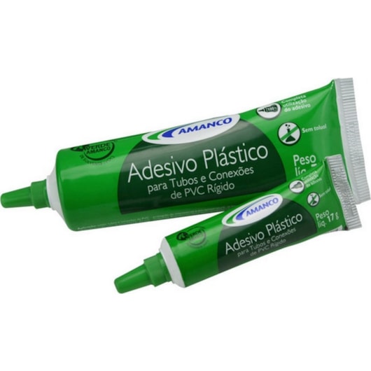 Adesivo Plástico Para Pvc Bisnaga 75g Amanco - Imagem principal - 3d058aea-43a9-49d4-8175-7c49883a6bbc