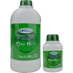 Adesivo Plástico Para Tubos E Conexões De Pvc 175g Com Pincel Amanco