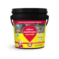Aditivo Plastificante Para Argamassa 18l Quartzolit