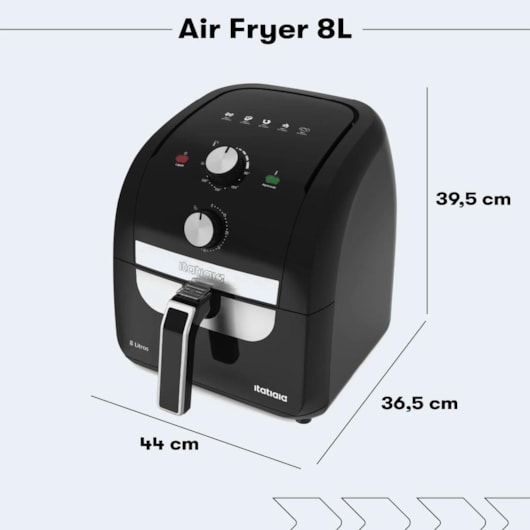 Air Fryer 8L Itatiaia 127V - Imagem principal - 79789297-2f94-45b0-a65d-ba72f00fbd1d