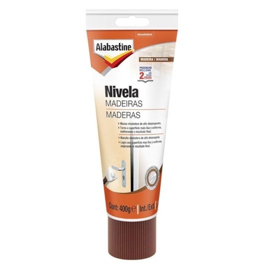 Alabastine Preparação Superfície Nivela Madeiras Branco 400g Coral - Imagem principal - 1d20462f-93ab-466e-84ab-2be555749c34