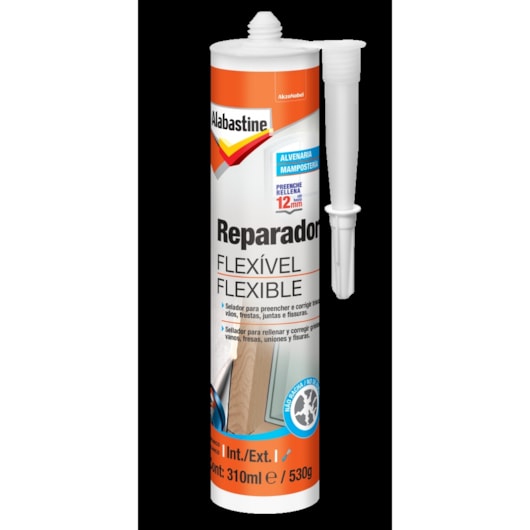 Alabastine Preparação Superfície Reparador Flexivel Branco 530g Coral - Imagem principal - e14520f6-0c07-4fb8-8aef-4043e67b8b29