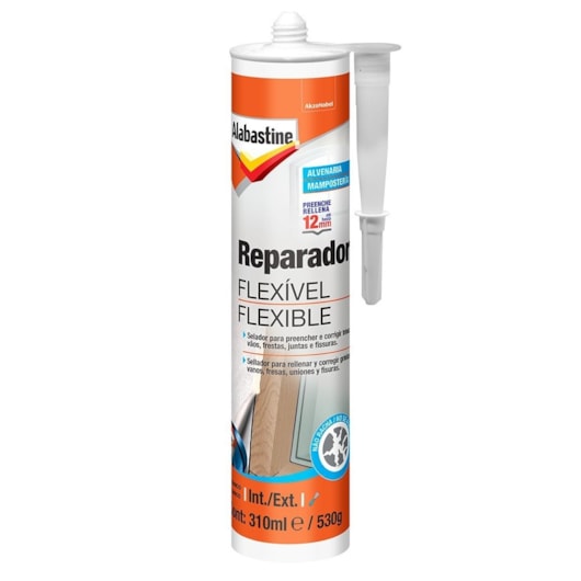 Alabastine Preparação Superfície Reparador Flexivel Branco 530g Coral - Imagem principal - 340a39c6-e563-4206-9f22-71692d11022b