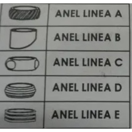 Anel Dourado Linea Tipo A Deca - Imagem principal - 973c4ec0-c297-4da8-9788-98e1c2606336