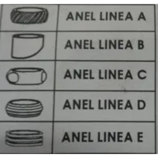 Anel Dourado Linea Tipo B Deca - Imagem principal - 5457da2c-3526-4b47-823c-76daa4c001a4