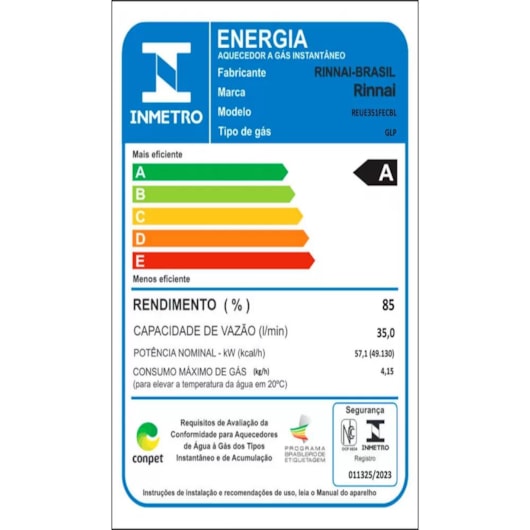 Aquecedor A Gás De Uso Intenso REU-E351 FEC Rinnai - Imagem principal - aeae81f7-9e82-4dd1-aacf-ccf9060bb2dc