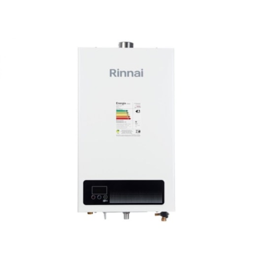 Aquecedor A Gás Digital 15l Feh Gn E15 Branco Rinnai - Imagem principal - 4021e852-f685-47c2-b2d7-ce3eea7010d0