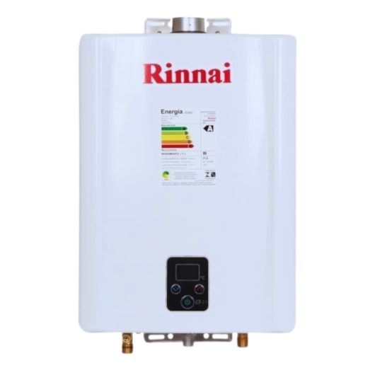 Aquecedor A Gás Digital 21 Litros Glp E211 Feh Branco Rinnai - Imagem principal - 50888772-c0b2-4ec0-8cca-0b6abb4e7612