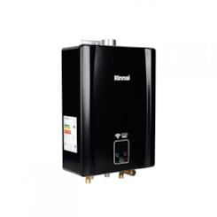 Aquecedor A Gás Digital 21l E21 Black Glp Rinnai