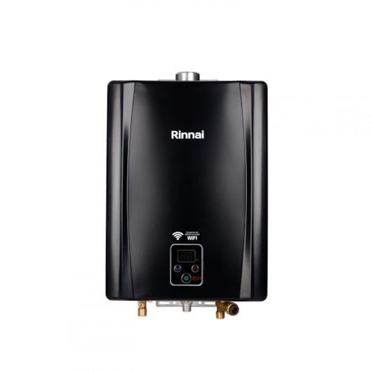 Aquecedor A Gás Digital 21l E21 Black Glp Rinnai - Imagem principal - a5e7176c-7b84-4519-91be-d611bf380c79