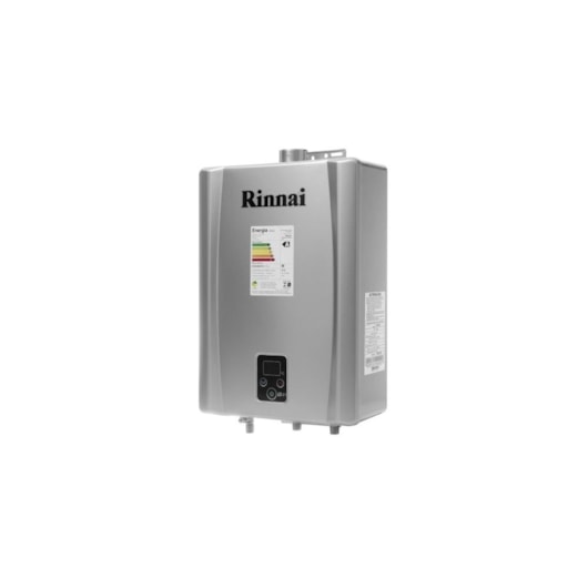 Aquecedor A Gás Digital 21l Gn E21 1 Feh Prata Rinnai - Imagem principal - 1db1e262-70b6-4a10-b597-6ed40872efbb