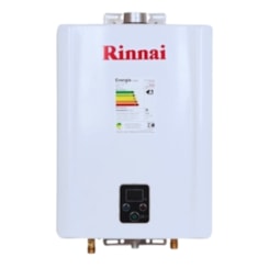 Aquecedor A Gás Digital 21l Gn E21 Feh Branco Rinnai