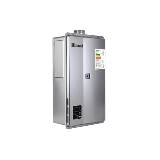 Aquecedor A Gás Digital 32,5l Gn E33 1 Feh Prata Rinnai - Imagem principal - 939ce4aa-1b0f-4d60-9c50-521431fde54a
