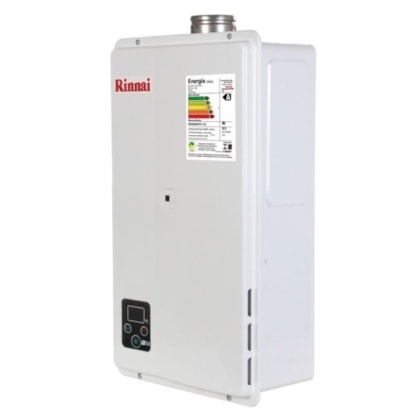 Aquecedor A Gás Digital 32,5l Gn E33 Feh Branco Rinnai