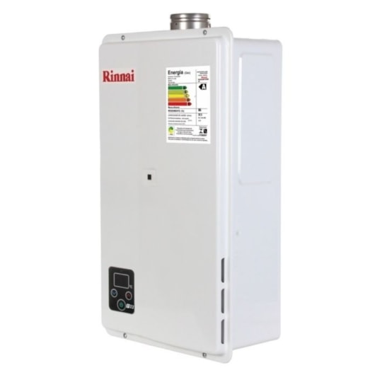 Aquecedor A Gás Digital 32,5l Gn E33 Feh Branco Rinnai - Imagem principal - 4aade0fb-7bf4-4e3a-a383-9acfdf2658b2