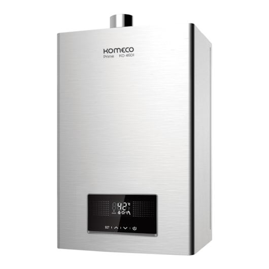 Aquecedor A Gás KO 46DI Prime Inox Com Wifi Integrado Komeco - Imagem principal - c93a0c70-0470-4ba7-8089-9786ead200c7