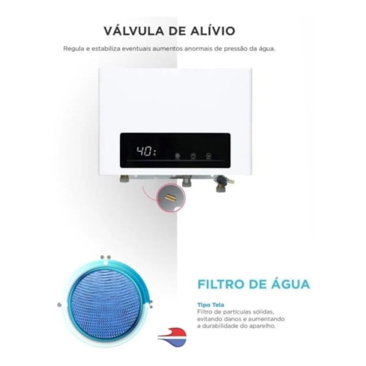 Aquecedor Automático Home Ko21d 1bflp4 Komeco - Imagem principal - aaef8c82-2db2-4e5c-938f-570e51f9b7d8