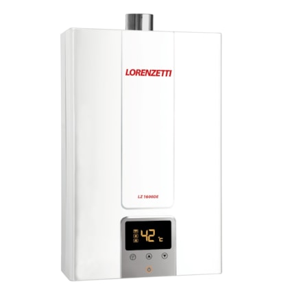 Aquecedor De Água A Gás Digital 15l GLP EF LZ1600DE Branco Lorenzetti