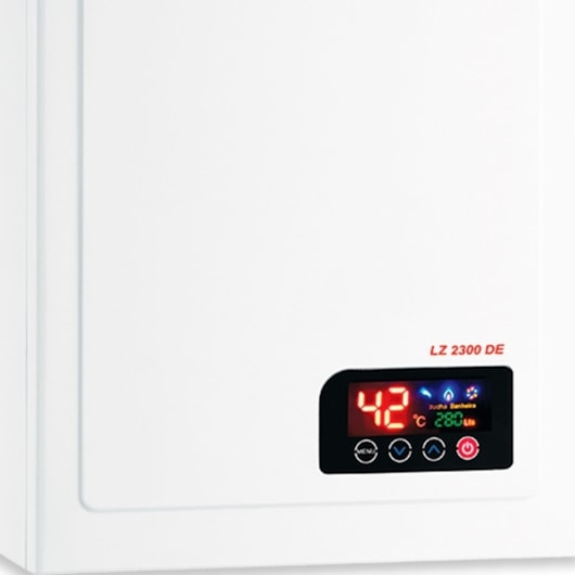 Aquecedor De Água A Gás Digital 23l Gn Lz 2300 De Branco Lorenzetti - Imagem principal - 61228a04-1876-4b49-9371-043411d0bf3d