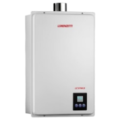 Aquecedor De Água A Gás Digital 37l Gn Lz 3700 De Branco Lorenzetti