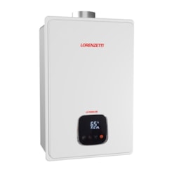 Aquecedor De Água A Gás Digital 45l Gn Ef Lz 4500 De Branco Lorenzetti