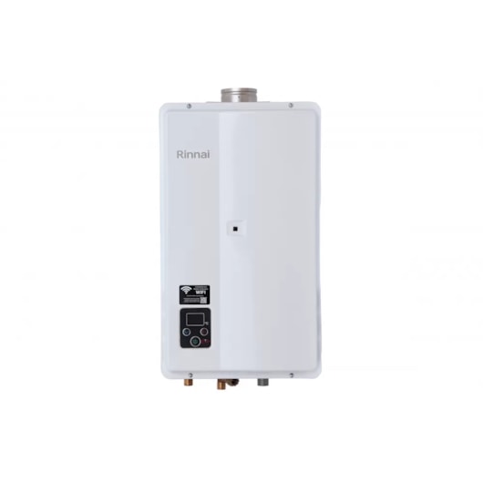 Aquecedor De Água À Gás Digital Gn Branco Rinnai 27l E271feh - Imagem principal - 2f38aa6b-ebad-45c6-97f4-6ff79bd386d3