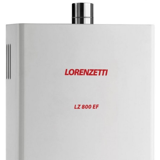 Aquecedor De Água A Gás Mecânico 8l Glp Ef Lz 800 Branco Lorenzetti - Imagem principal - e92a0c3c-b3b6-4636-aec2-a31c8a1669da