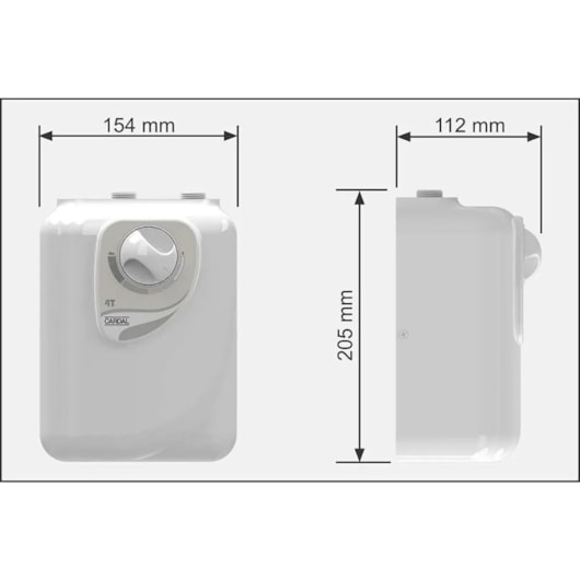 Aquecedor Individual 4 Temperaturas 220V Cardal - Imagem principal - 53d03405-080d-4553-9b90-2d026dc62a58