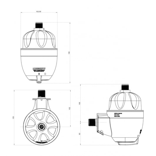 Aquecedor Maxi Ultra 127v 4600w Lorenzetti - Imagem principal - 317da095-0fc4-40c5-bf59-fbc52a0985ad