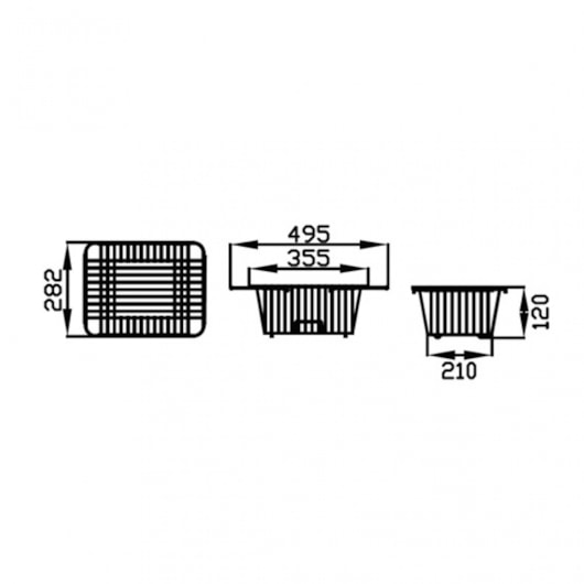 Aramado Escorredor Multiuso Ghelplus 28x12cm - Imagem principal - 34dbed2b-3568-4d36-a443-3c215d6fe314