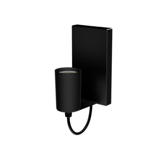 Arandela Bilboque 1XE-27 Preto Fosco Taschibra - Imagem principal - 1a408744-f305-4556-9c14-9998922572df