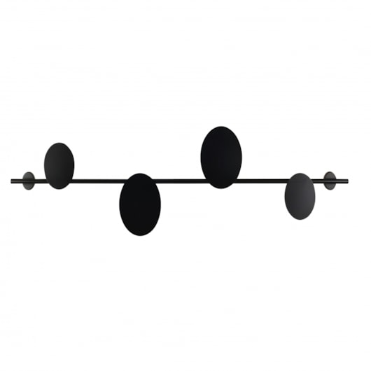 Arandela Eclipse Preto Fosco 4Xg9 Avant - Imagem principal - 5ef987fc-caa5-43fe-911e-e7213ddc5d83