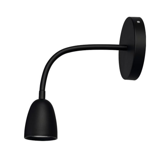 Arandela Led Direct Articulável 3000K Preto Taschibra 4W - Imagem principal - c7f26796-970b-4a13-8530-9b2f9ef6375a