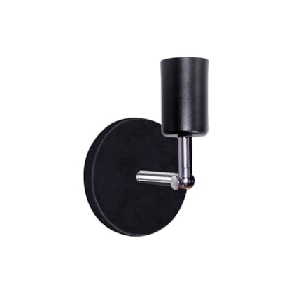 Arandela Pointer 1XE27 Preto Fosco Taschibra