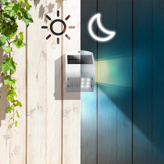 Arandela Solar Sunshine AS2 LED 3W 6500K Taschibra - Imagem principal - 57b634b9-843f-45d0-be19-ee4269a07e72