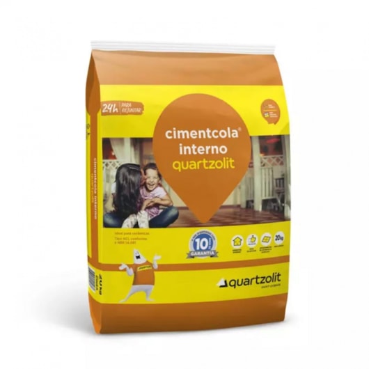 Argamassa Cimentcola Interna Ac1 20kg Quartzolit - Imagem principal - f8306de7-5d55-4bb3-8266-450981512984