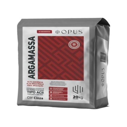 Argamassa Externa AC2 Embalagem Plástica Opus 20kg