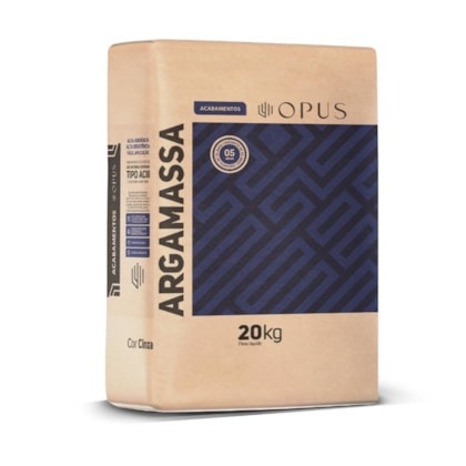 Argamassa Flexível Interno E Externo AC3 Embalagem de Papel Opus 20kg