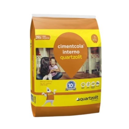 Argamassa Interna Cinza Ac1 Quartzolit Embalagem de Plástico 20kg