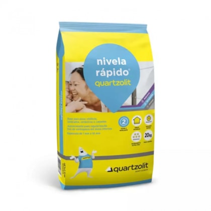 Argamassa Nivela Rápido 20kg Quartzolit