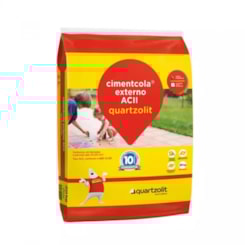 Argamassa Supercimentcola Externa Ac2 Cinza 20kg Cinza Quartzolit