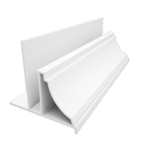 Arremate Para Forro De Pvc Classic 6 Metros Branco Fortlev - Imagem principal - df2559af-5e99-4a4e-9187-1056fcb666ee