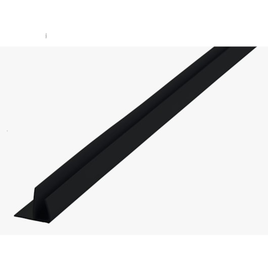 Arremate Tipo “F” Preto Teto Vinílico 600cm - Imagem principal - 08fa8115-c461-4578-a434-66c2d140bd82