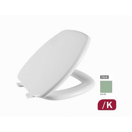 Assento Almofadado Stylus Verde Água Ag59 Astra - Imagem principal - 55a920cf-fdae-49df-9e07-bd14eb3d355b