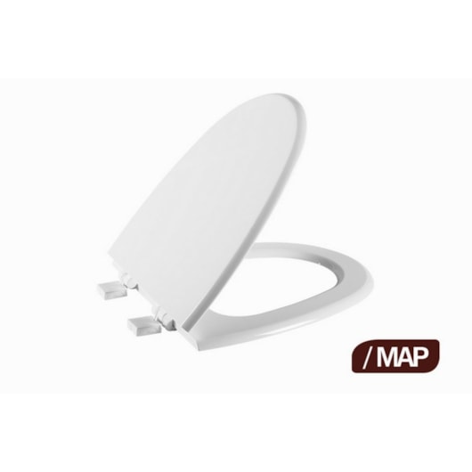 Assento Astra Elevado Eros Pintado Ter Map Branco - Imagem principal - 4cd26447-30cb-4879-9c64-9811b7bf0d6f