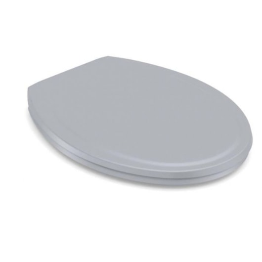 Assento Original Em Polipropileno Eco Universal Cinza Cromo Celite - Imagem principal - 6a882b5b-c6bb-4ed4-befc-874abeb50ab2