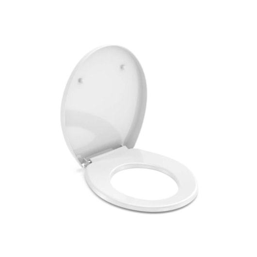 Assento Original Em Polipropileno Universal Zip Plus Branco Roca - Imagem principal - 48e701be-626d-4940-bdd5-d8f6caf8dab5